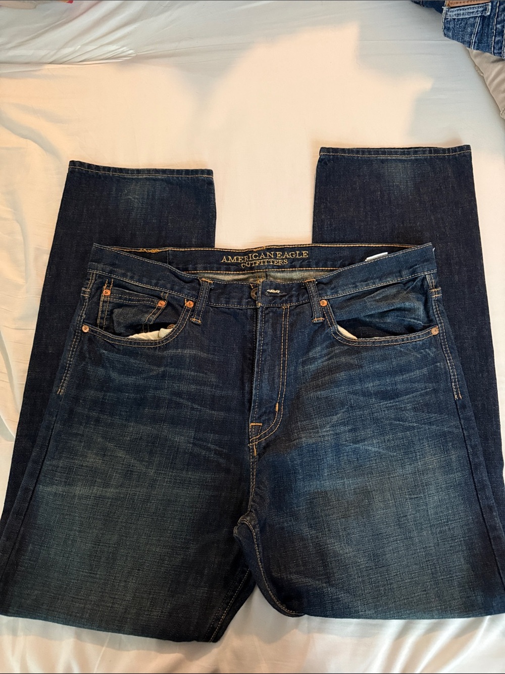 American Eagle Outfitters Men's Indigo Straight Jeans